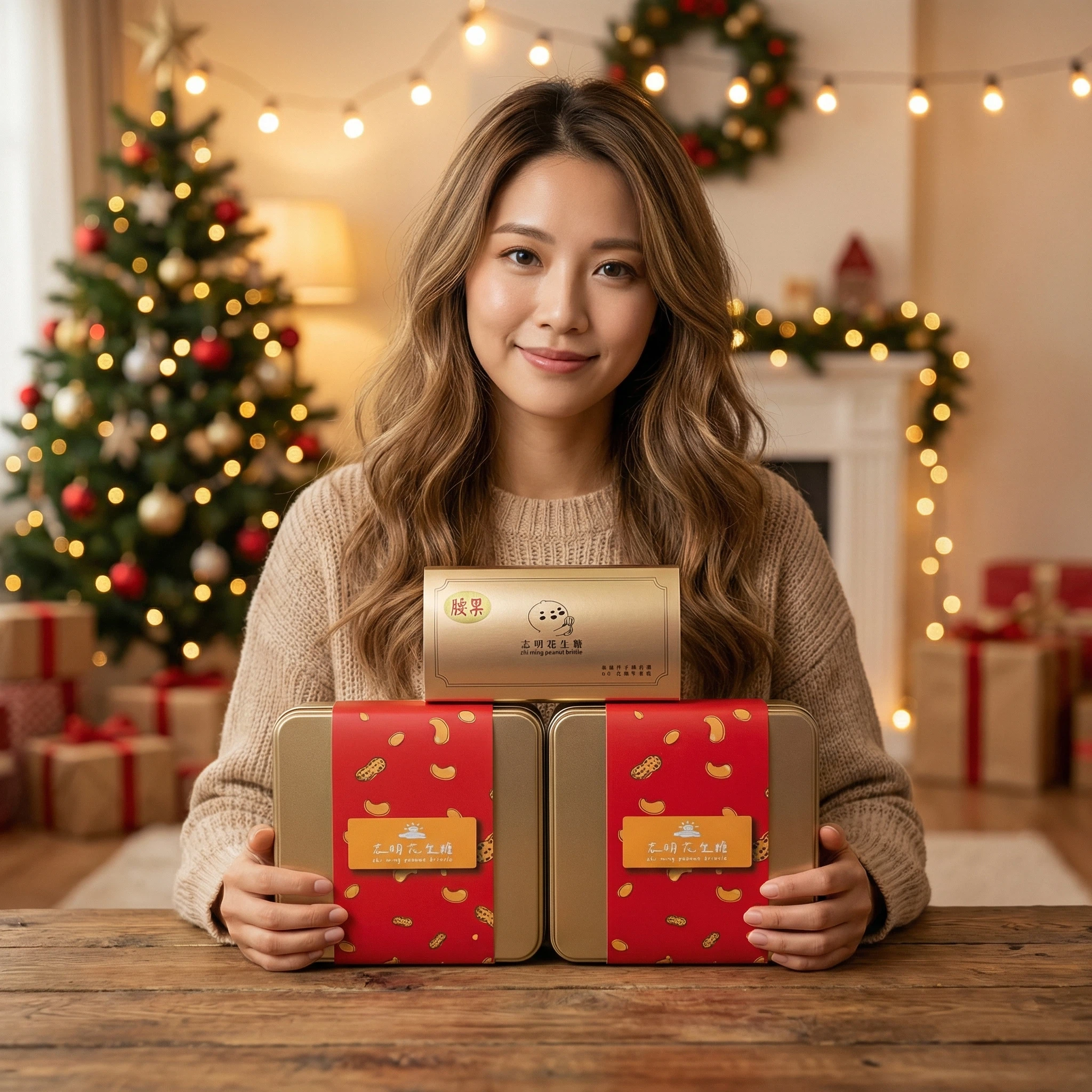 💯冬日暖心配~下單免運~免運~免運很重要😍冬季限定活動👉半島鐵盒一路發兩入塔配金桃腰果禮盒一入💯正港台灣味💋志明花生糖~《台灣百大伴手禮》送禮自用健康找志明👍👍👍